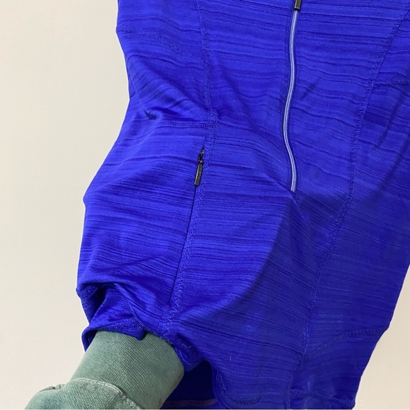 Athleta Purple/Blue Zip Front Workout Top Small - Picture 3 of 8